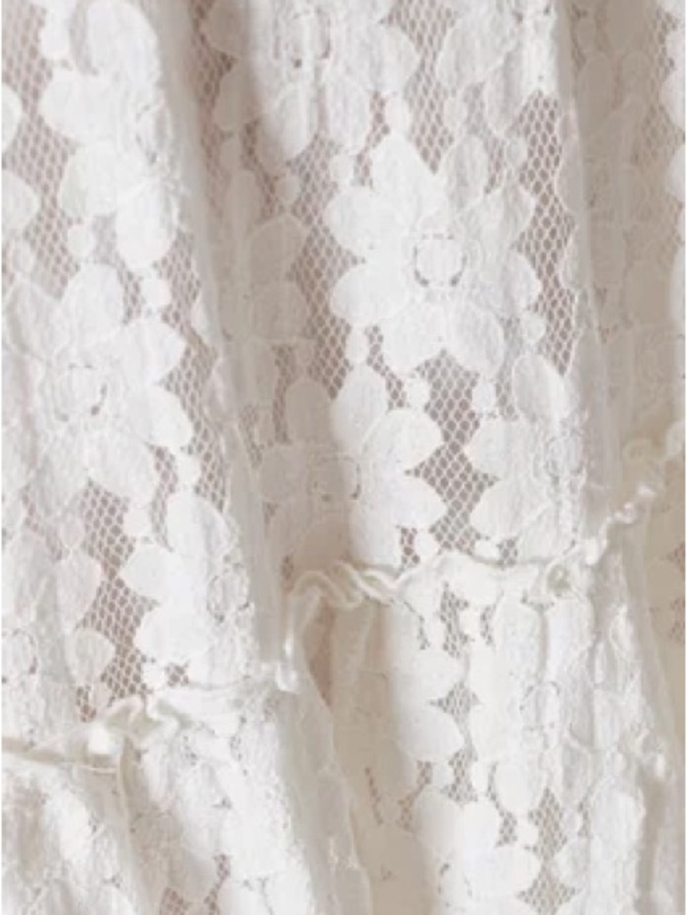 Isabel Marant White Floral Lace Midi Dress - Picture 4 of 4